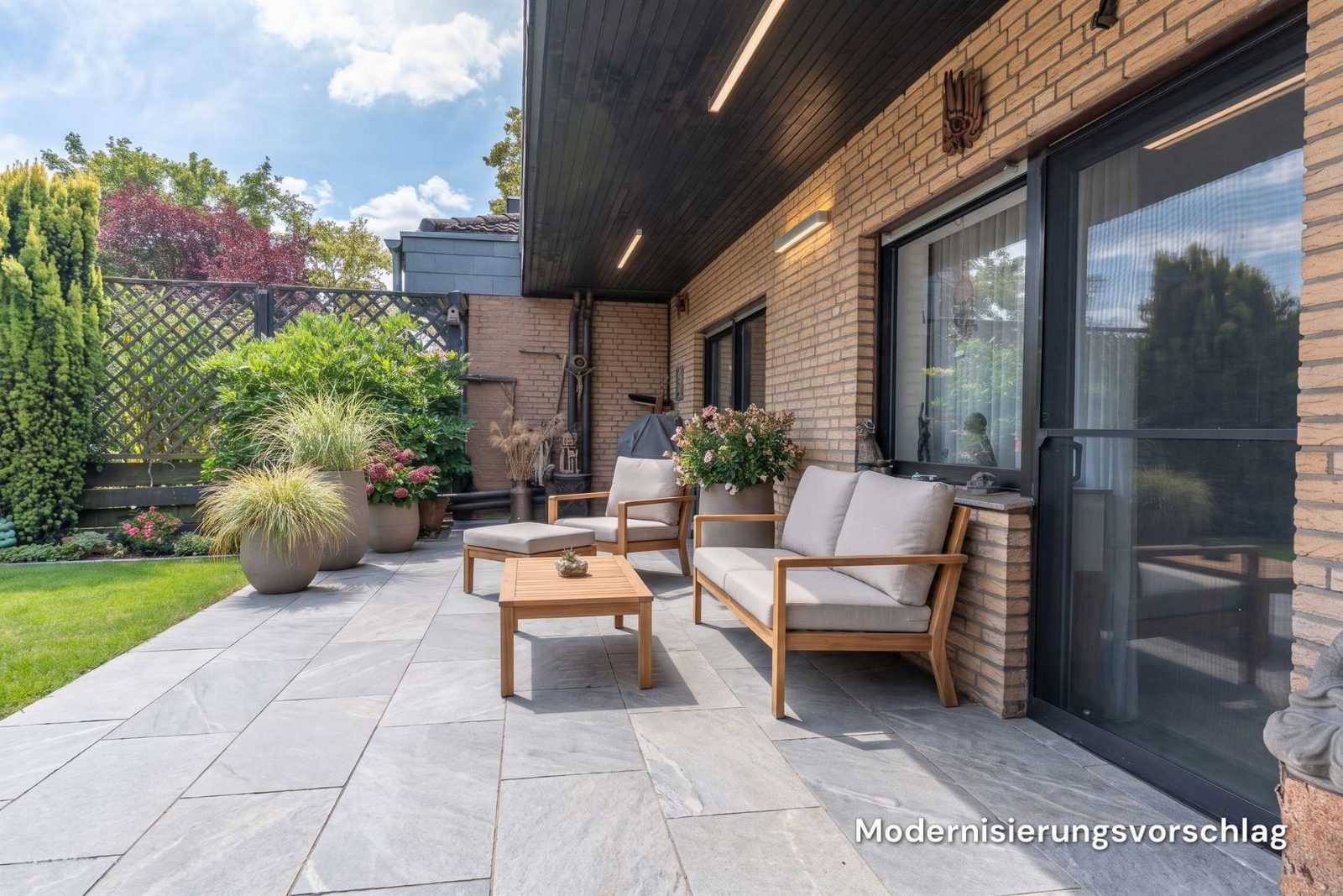 Terrasse Modernisierungsvorschlag