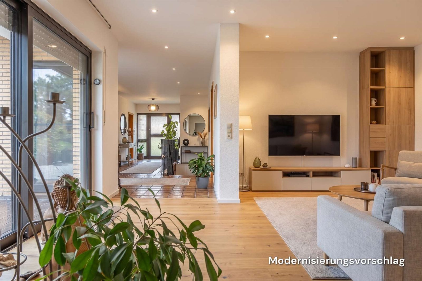 Wohnzimmer - Modernisierungsvorschlag