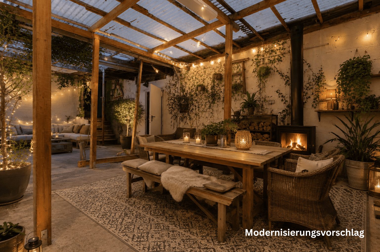Wintergarten - Modernisierungsvorschlag