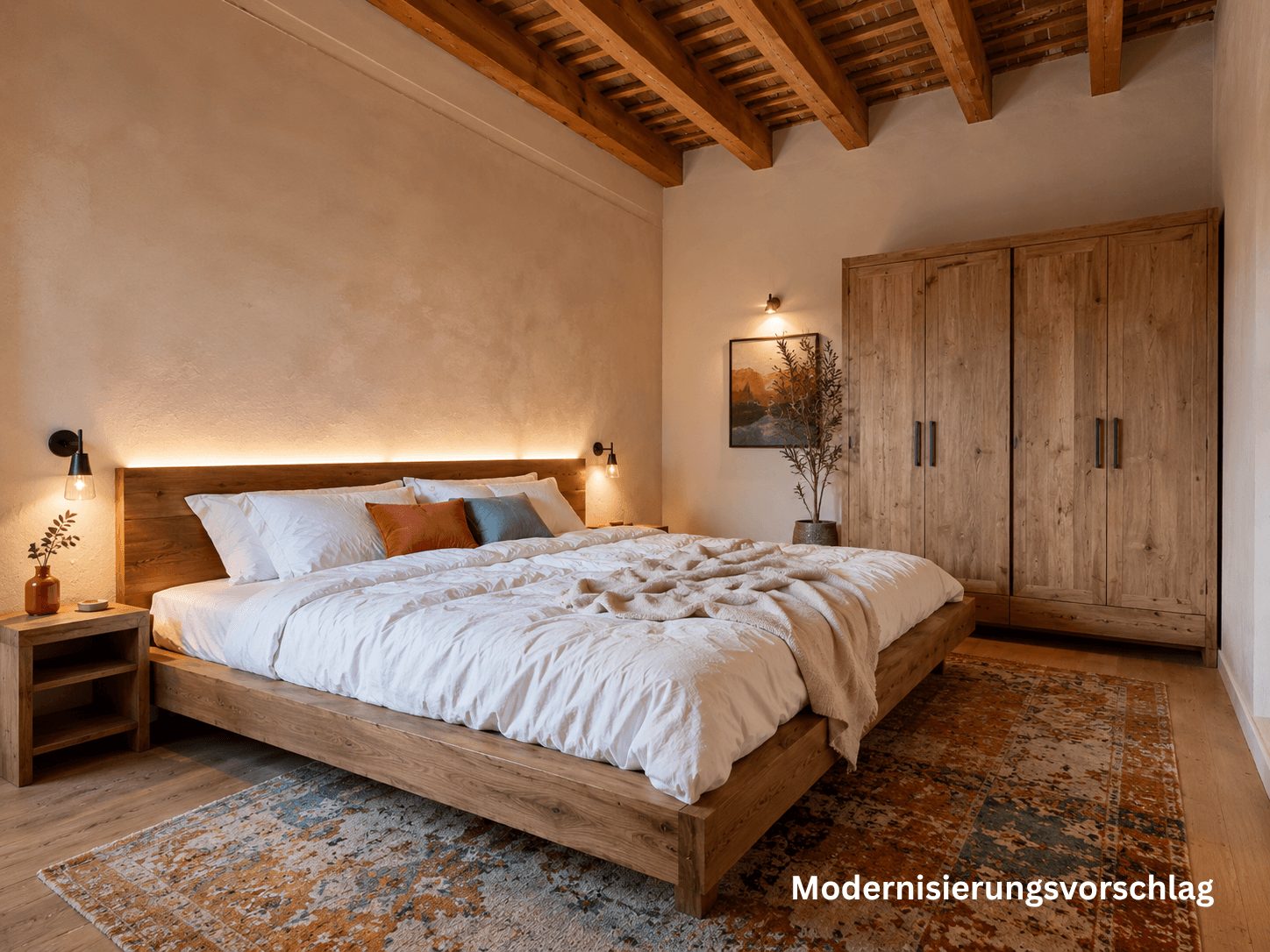 Schlafzimmer Obergeschoss - Modernisierungsvorschlag